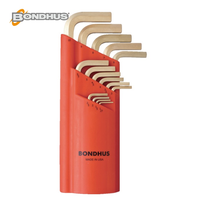 ボンダス BONDHUS HLX15MG 六角L-レンチ ロング セット15本組(1.27-10mm) No.39195 (1S)