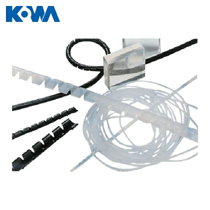 興和化成 KOWA 渦巻き熱電子管 30X10m 黒いこと (1巻) KS-30B