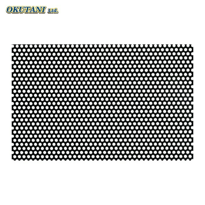 OKUTANI 奥谷金網 脂パンチング 3.0TXD5XP8 910X910 薄墨色 (1枚) JP-PVC-T3D5P8-910X910/GRY