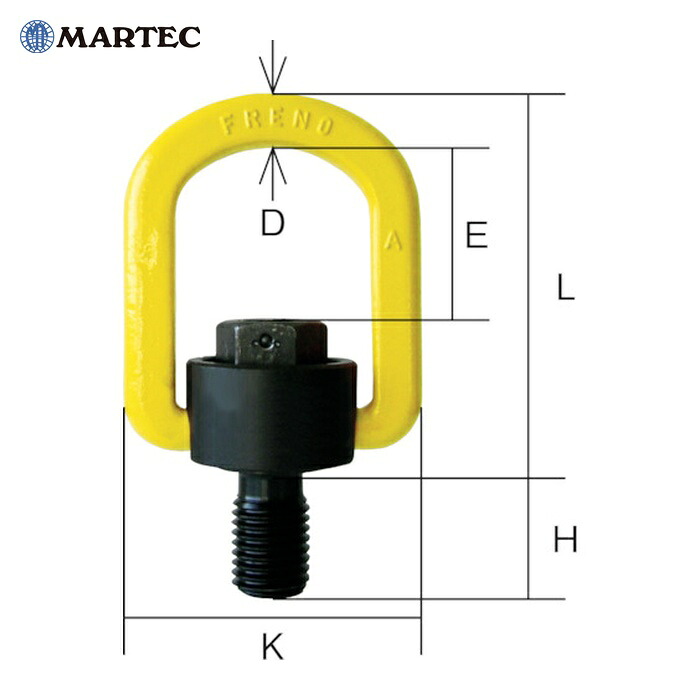 マーテック MARTEC MB-64 フレノリンクボルト MB-64 基本使用荷重20.0t (1個)|工具ランド いたわり館