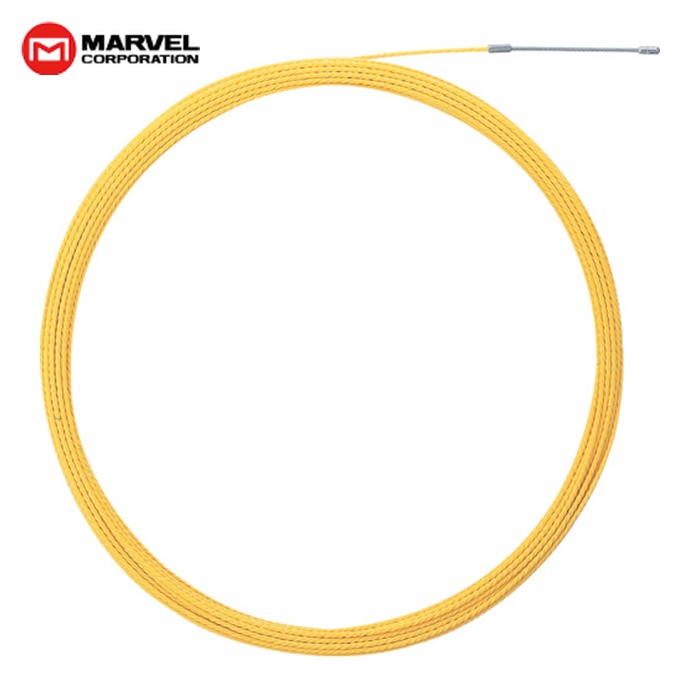 マーベル MARVEL MW-550S 呼線 入線手道具スネークライン 全長50m 線径5.0粍 黄色 (1本)