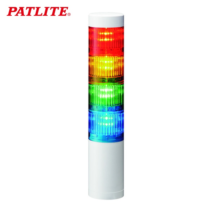 パトライト PATLITE LR5-402WJNW-RYGB シグナルタワー 積層信号灯LRシリーズ (1台)｜工具ランド　いたわり館