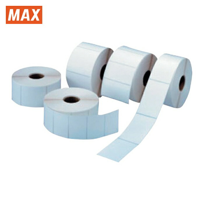 マックス MAX LP-L4046 感熱ラベルプリンタ LP-80用 上質感熱紙ラベル 40×46mm (1箱)