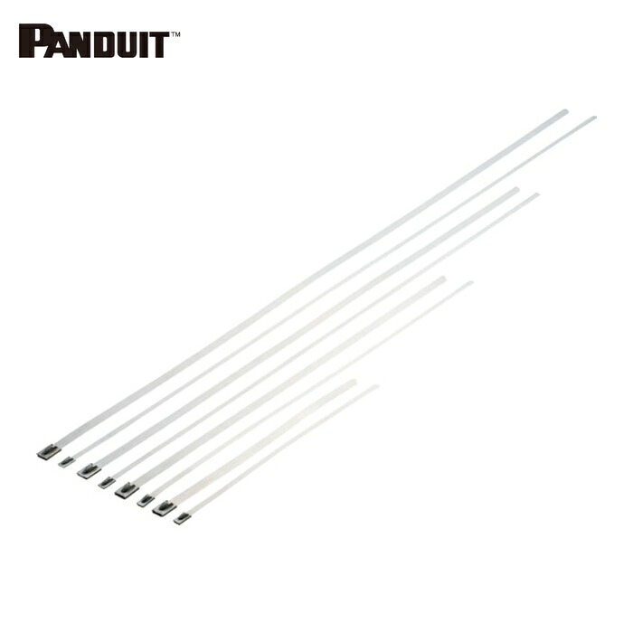 パンドウイット PANDUIT MLT6S-CP MLTタイプ 自動ロック式ステンレススチールバンド SUS304 幅4.6mm 長さ521mm 100本入 MLT6S-CP (1袋)|工具ランド いたわり館