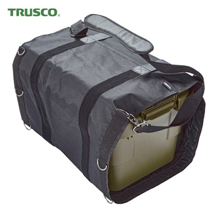 トラスコ TRUSCO なんでもキャリングシート(トランクカーゴキャリー・長尺ホルダー)ブラック (1枚) NDCS-BK