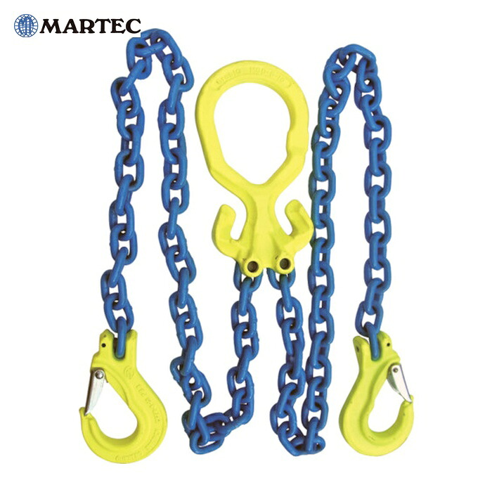 マーテック MARTEC MG2-EGKNA8 チェーンスリングセット MG2-EGKNA8 チェーン長=2m (1S)｜工具ランド　いたわり館