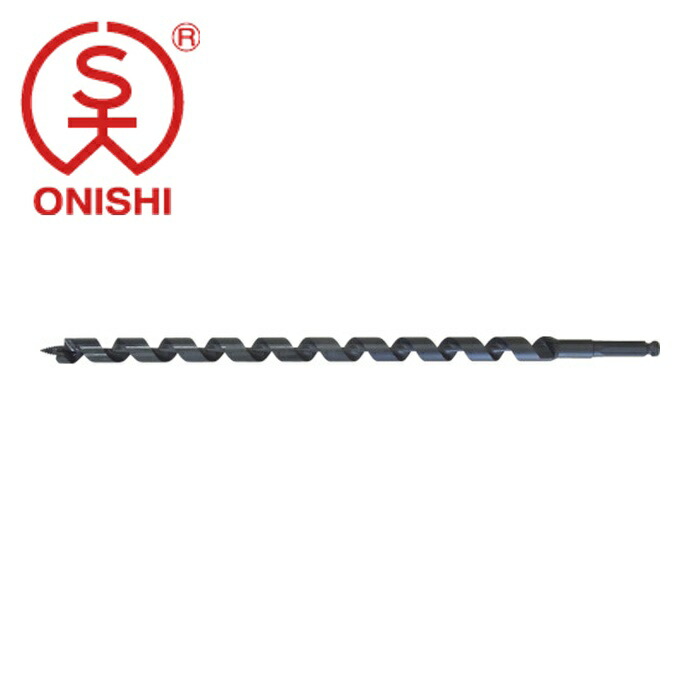 大西工業 NO12E-280 木工用ロングネイルビット(ツーバイ工法用) 全長470mmタイプ 刃径28.0mm(012L-280) (1本)
