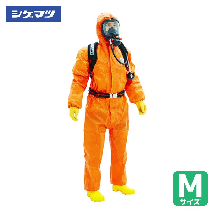 重松製作所 シゲマツ 全身化学防護服 マイクロケム[[R上]]5000 M(78407) (1着) MC5000-M