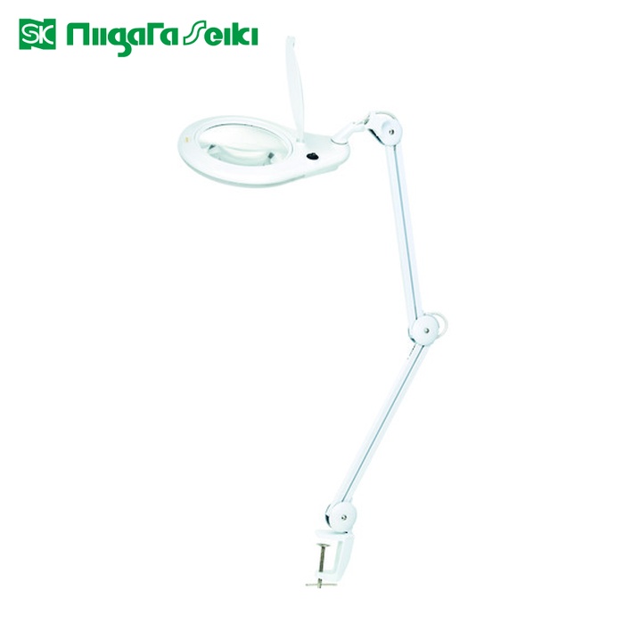 SK 新潟精機 LS2-175A アーム式LED拡大鏡 2倍 Φ170mm (1台)