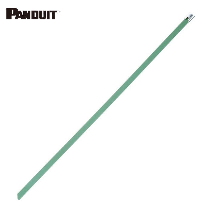 パンドウイット PANDUIT MLTFC4H-LP316GR MLTタイプ フルコーティングステンレススチールバンド SUS316 緑 幅8.1mm 長さ363mm 50本入 MLTFC4H-LP316GR (1袋) 13,936円