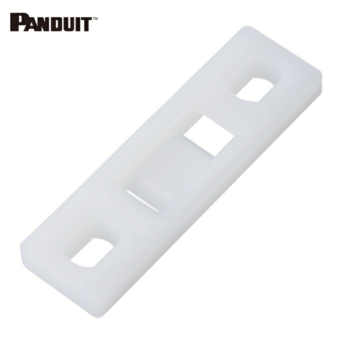 パンドウイット PANDUIT MTP1H-E6-C くっ付ける具 マルチタイ王国一皿(100個入)横53.1 くっ付けるM3ねじ (1袋)