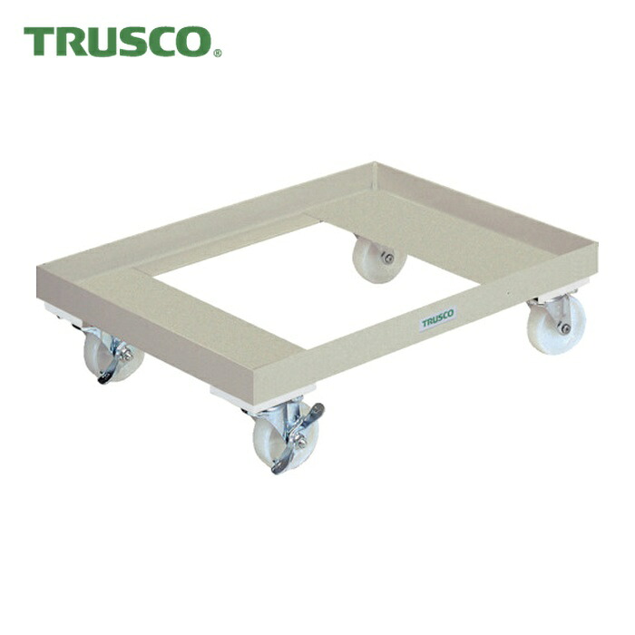 トラスコ TRUSCO 折りたたみ入れもの手押し車 内寸534X371 (1台) ND-CR