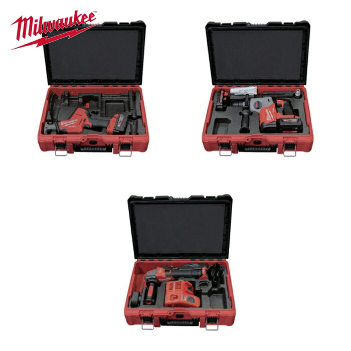 ミルウォーキー M18 FPP3AE-533P JP M18 FUELパワーパック(ハンマードリル、コンパクトレシプロソー、100mm変速ディスクグラインダー) (1S)