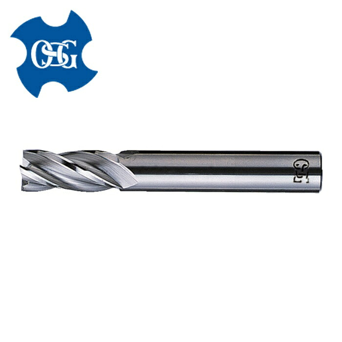 OSG オーエスジー MG-EMS-8.5 超硬スクエアエンドミル 4刃遊撃手 刃径8.5粍 刃長19粍 84417 (1本)