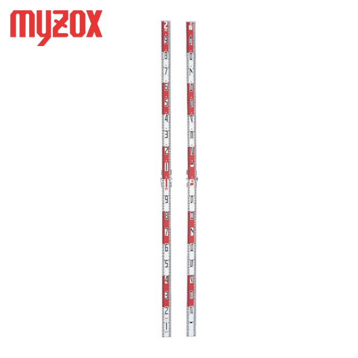 マイゾックス MYZOX LR22 二ツ折標尺 2m×2ツ折 LR-22 (1本)