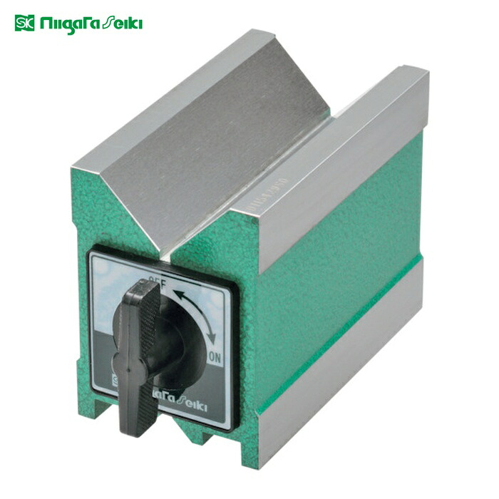 SK 新潟精機 MV-120G マグネット付Vブロック 95x70x120mm (1個)