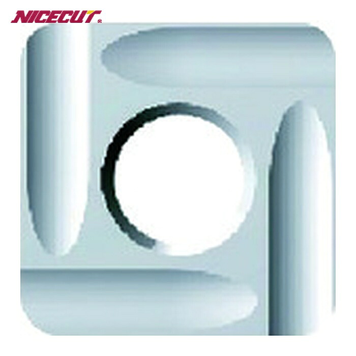 富士元工業 N43GUR (NK1010) フェイス加工用Nタイプ精密級チップ 超硬K種 (12個)|工具ランド いたわり館