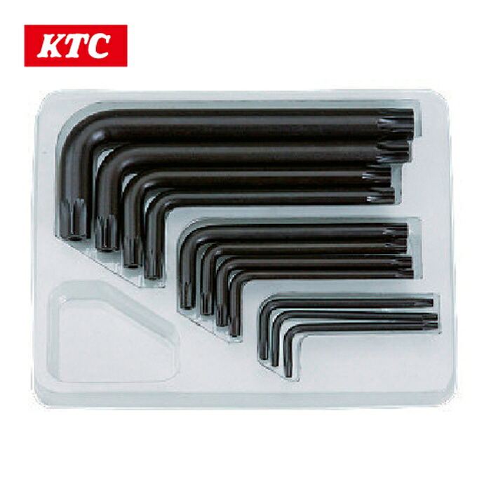 KTC 京都機械工具 LTXH11 T型いじり止めトルクスLハンドルレンチセット[11本組] (1S)｜工具ランド　いたわり館