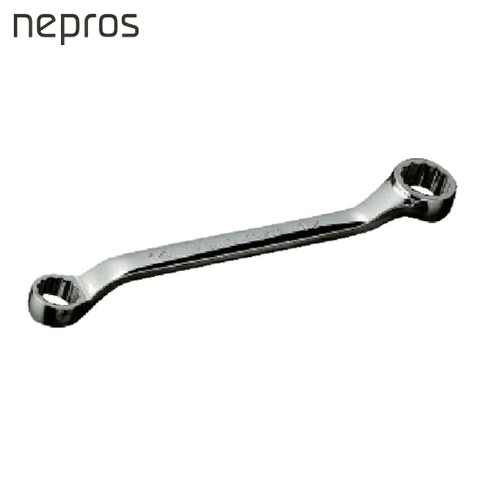 ネプロス nepros NM5S-1214 45°X6°ショートめがねレンチ12×14mm (1丁)