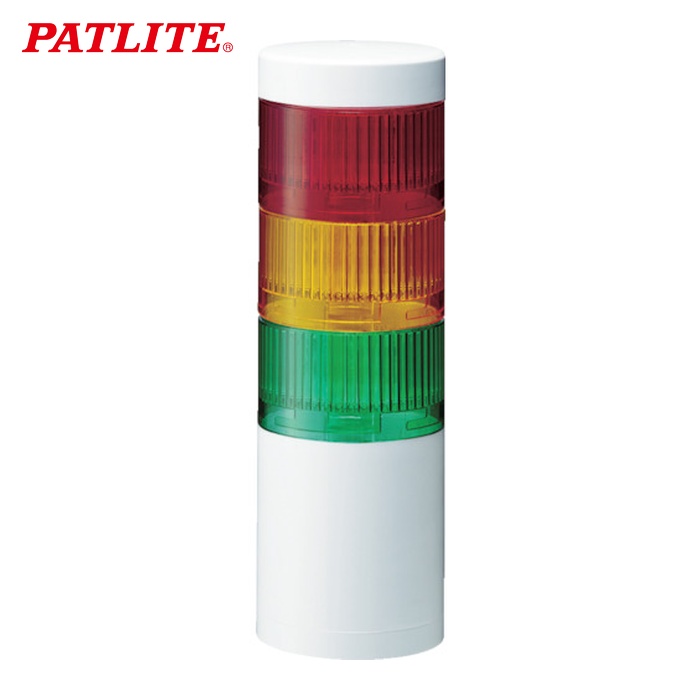 パトライト PATLITE LR7-302WJNW-RYG シグナル・タワー(R) 積層信号灯(Φ70) LED 赤黄緑 (1台)｜工具ランド　いたわり館 13,853円