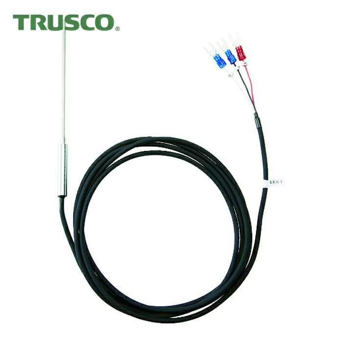 トラスコ TRUSCO 温度センサー Pt100Ω測温抵抗体 3.2mmX100mm (1本) OSPT-32100Y