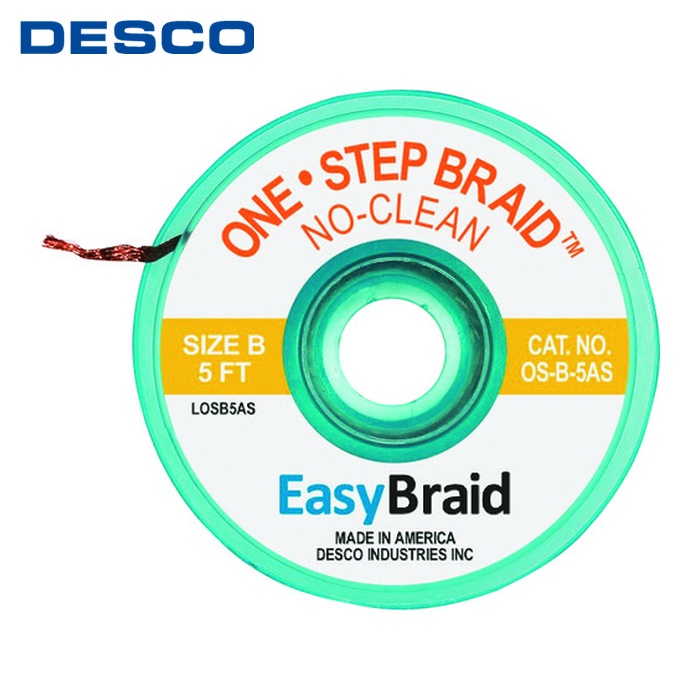 DESCO デスコ OS-B-5AS ハンダ吸取り線 ワンステップ (1Pk)
