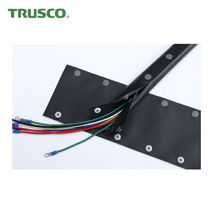 トラスコ TRUSCO 配線保護結束チューブ ホックタイプ 100Φ5m (1巻) OTB-100-5-R2