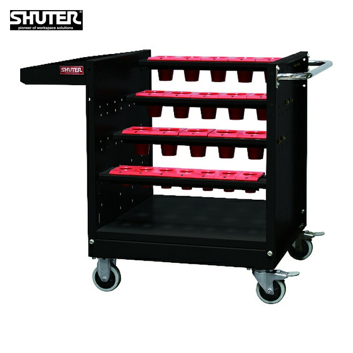 SHUTER NTW-4B-HSK-63-BK ツーリングワゴン NTW-4B-HSK-63 ブラック (1台)｜工具ランド　いたわり館