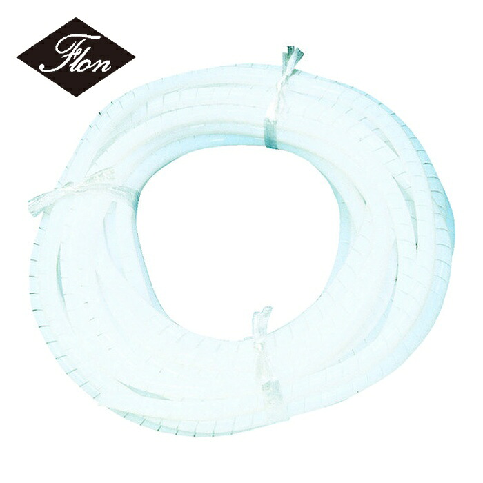 フロンケミカル NR0514-001 フッ素樹脂(PTFE)スパイラルチューブ 4φ×6φ×10m (1巻)|工具ランド いたわり館