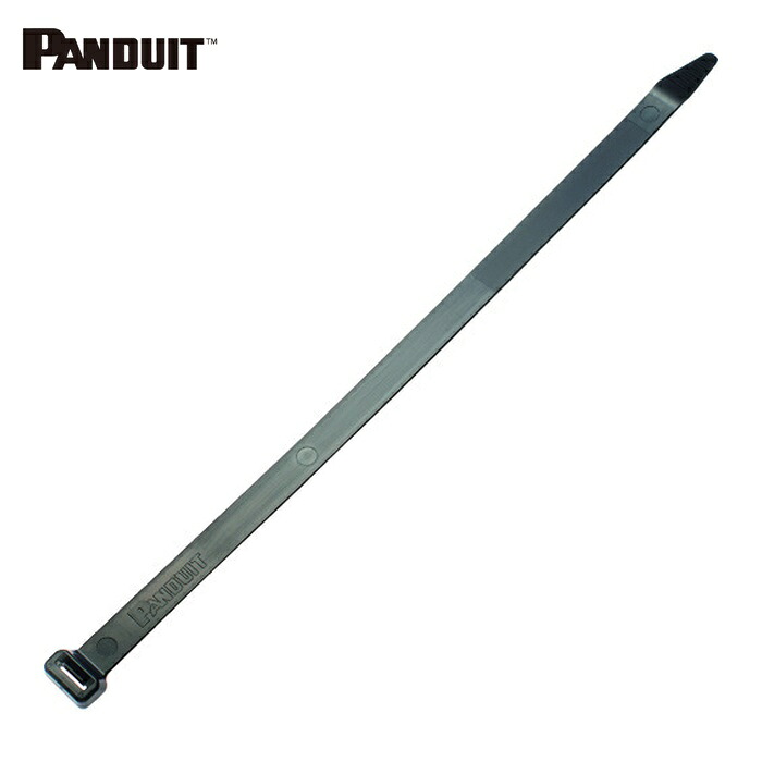 パンドウイット PANDUIT PLWS4EH-TL350 ナイロン結束バンド フレキシブルタイプ エクストラヘビー幅12.7×384×1.4 耐衝撃耐熱耐候性タイプ 黒 250本入 (1袋)