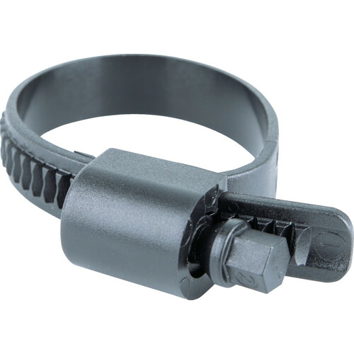 HCL Fasteners 樹脂製ホースバンド Ezyclamp 締付径25.0~50.0mm 対辺8.0mm ナイロン12 (1袋) PWD-13-50-SC-PA12-BK