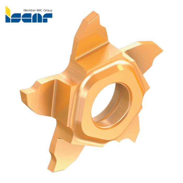 イスカル ISCAR PENTA 17R200P-6D-RS (IC1008) 溝入れ・突切り工具用チップ ペンタカット チップ PENTA 17R/L-P-RS 右勝手 チップ長さ17mm (5個)