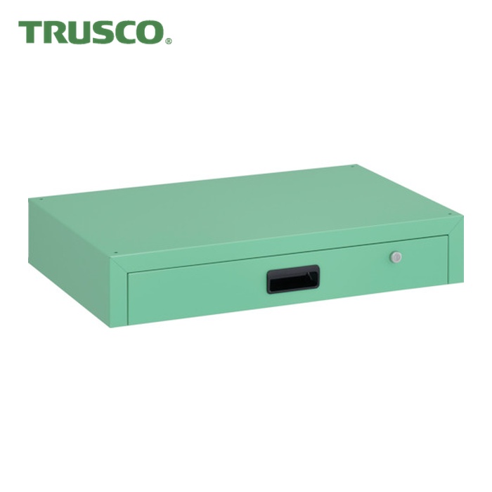 トラスコ TRUSCO 物の具手押し車 ラビットワゴン用1段抽き出し 700X450 若い衆緑であること (1台) RBW-75V YG