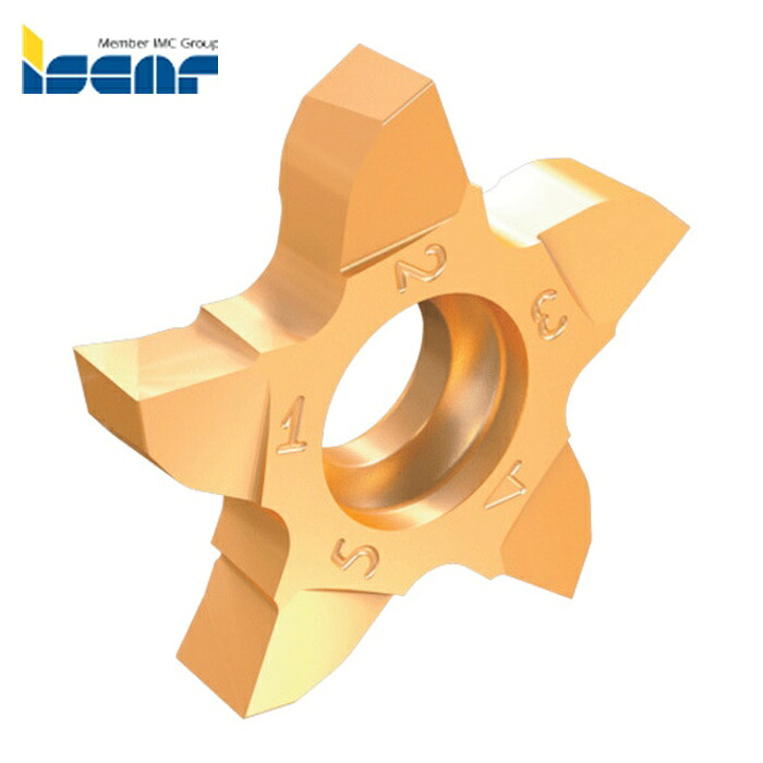 イスカル ISCAR PENTA 17-100NP08RS (IC1008) 溝入れ・突切り工具用チップ ペンタカット チップ PENTA 17-NP-RS/LS 右勝手 チップ長さ17mm (5個)|工具ランド いたわり館