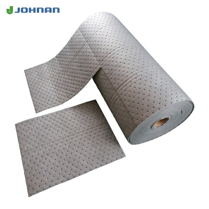 JOHNAN 油吸いいれる材 アブラトール 一巻き 800×1.5粍 50m巻 (1巻) PCAR80-50R 掃除用品-その他