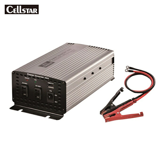 独居室はやりっ子 CELLSTAR PI-1000/12V パワーインバーターネオ (1台)