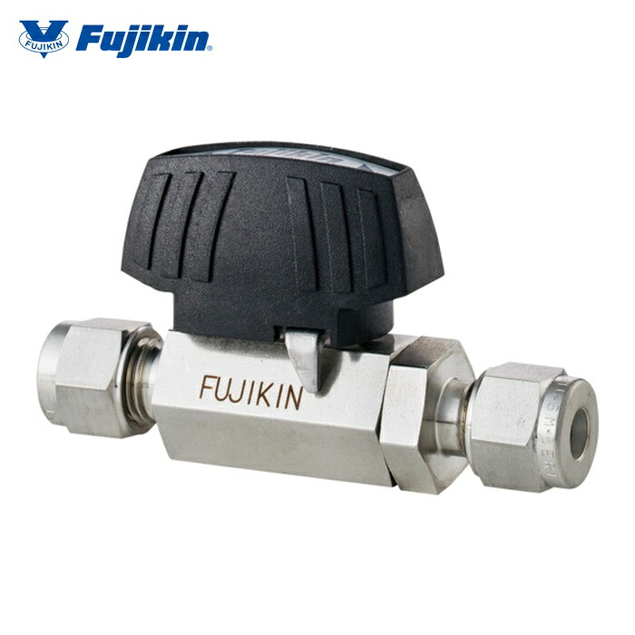 フジキン Fujikin PUBV-94-9.52-V ステンレス鋼製3.92MPa V-Lok継手付ボール弁 (1個)|工具ランド いたわり館