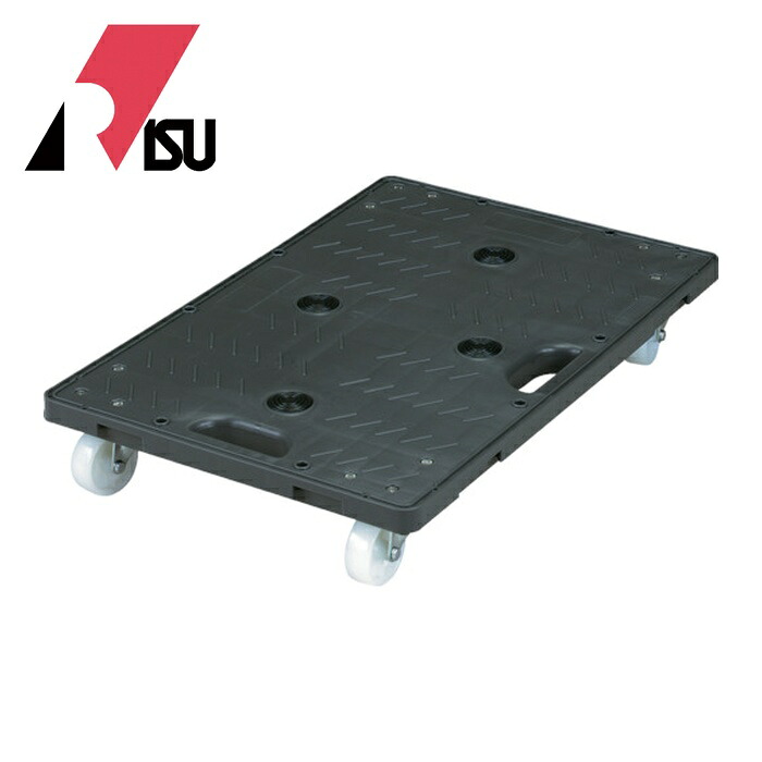 栗鼠 RISU 繋ぎ合わせる型脂製平台車 511443 RB持ちはこび(3)600x410薄墨色 (1台) RB60-41-3-GY