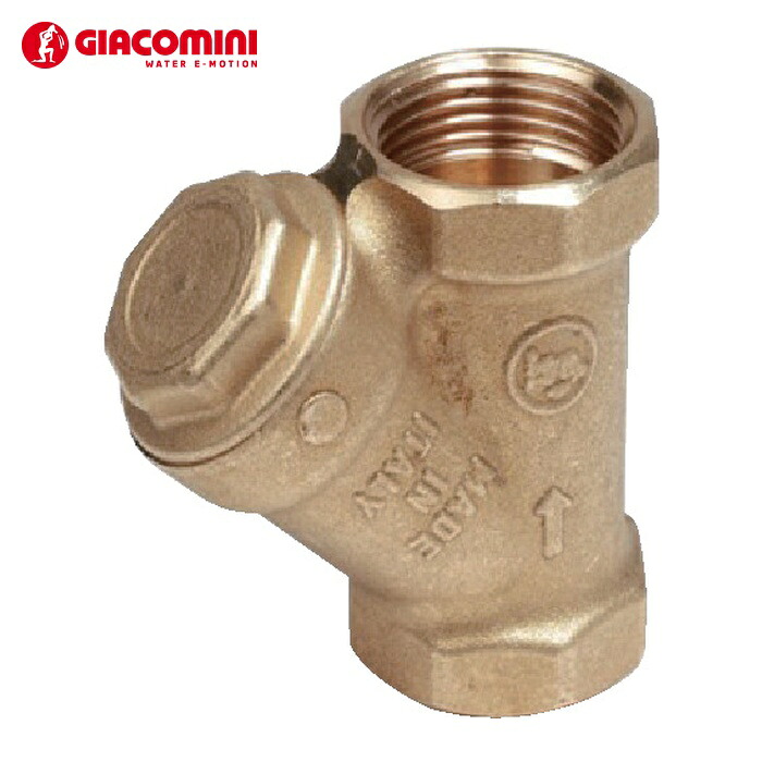 ジャコミニ GIACOMINI R74MY006 Y型ストレーナ(磁石内蔵) 32A (1個)