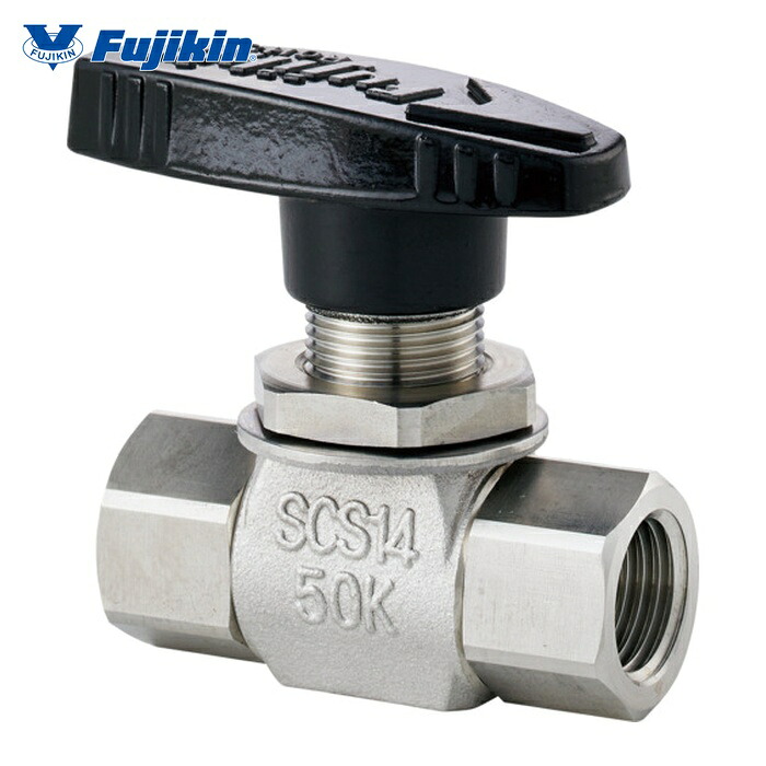 フジキン Fujikin PUBV-15B SUS製4.90MPaパネルマウント式ボール弁PUBV15B (1個)|工具ランド いたわり館