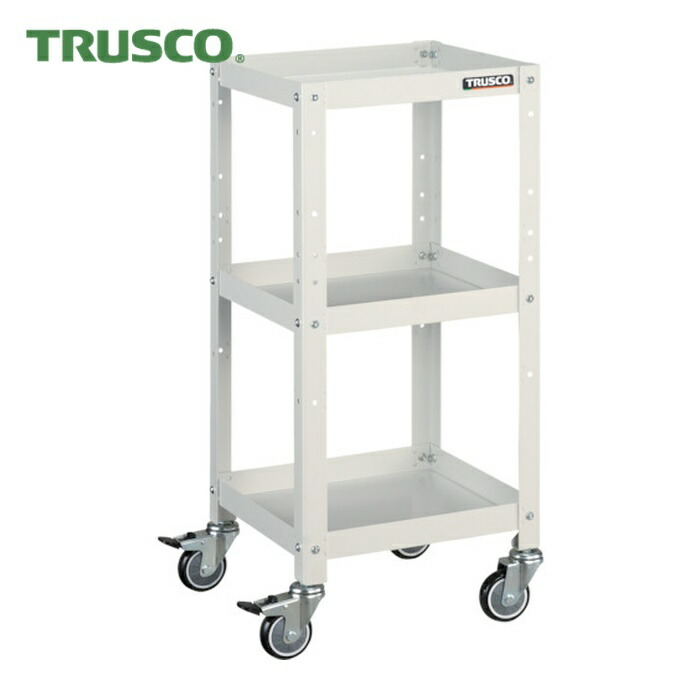 トラスコ TRUSCO 物の具手押し車 ラビットワゴン 360X360 ウレタン拷問台 白いこと (1台) RBW-833U W