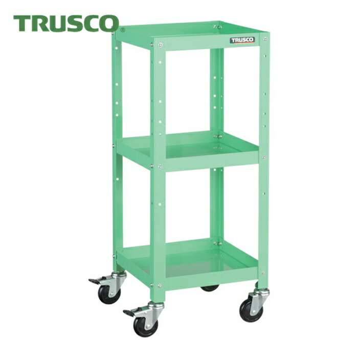 トラスコ TRUSCO 物の具手押し車 ラビットワゴン 360X360 天然ゴム拷問台 若い衆緑であること (1台) RBW-933 YG