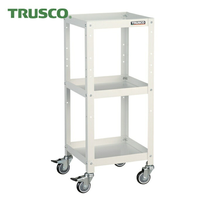 トラスコ TRUSCO 物の具手押し車 ラビットワゴン 360X360 ウレタン拷問台 白いこと (1台) RBW-933U W