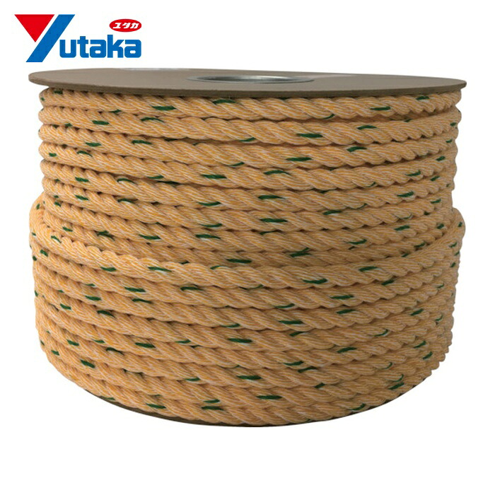 ユタカメイク KPロープドラム巻 12φ×100m (1巻) PRK-6