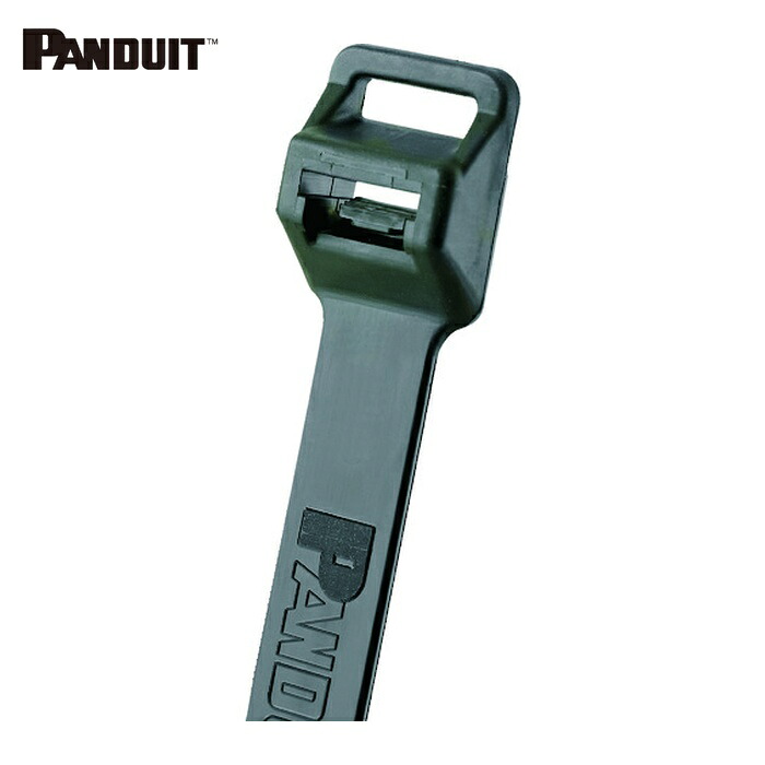 パンドウイット PANDUIT PLT5EH-C0 ナイロン一緒になるダンス楽隊 耐候性黒(100本入)幅12.7 厚さ1.9 (1袋)