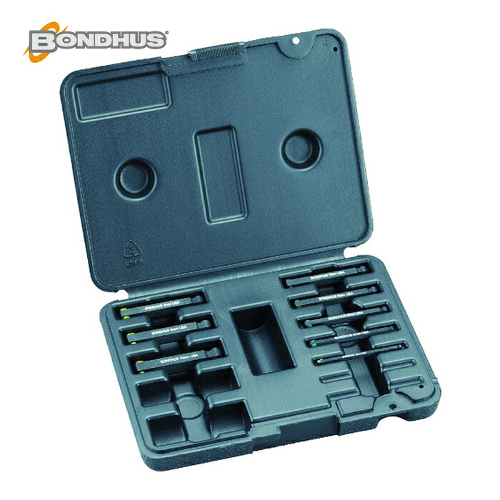 ボンダス BONDHUS PHBX8M-2C (交換用)ボールポイント ビット(全長50mm) セット8本組(3-10mm) 23487 (1S)
