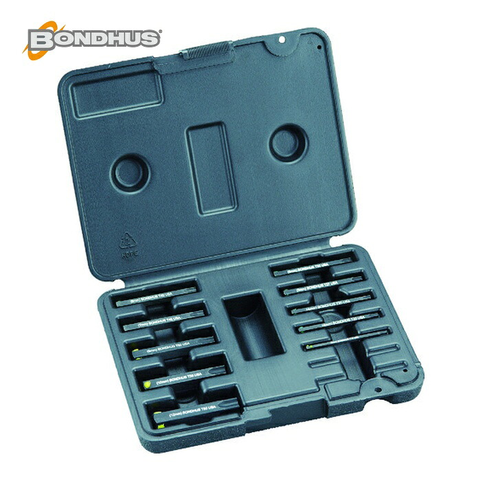 ボンダス BONDHUS PHTX9L-2C (交換用)トルクスビット(全長50mm) セット9本組(T15-T60) 22489 (1S)