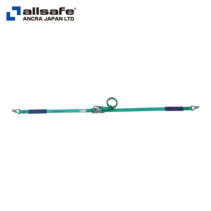 allsafe オールセーフ R3N13 ベルト荷締機 ラチェット式ナローフック仕様(中荷重) (1台)