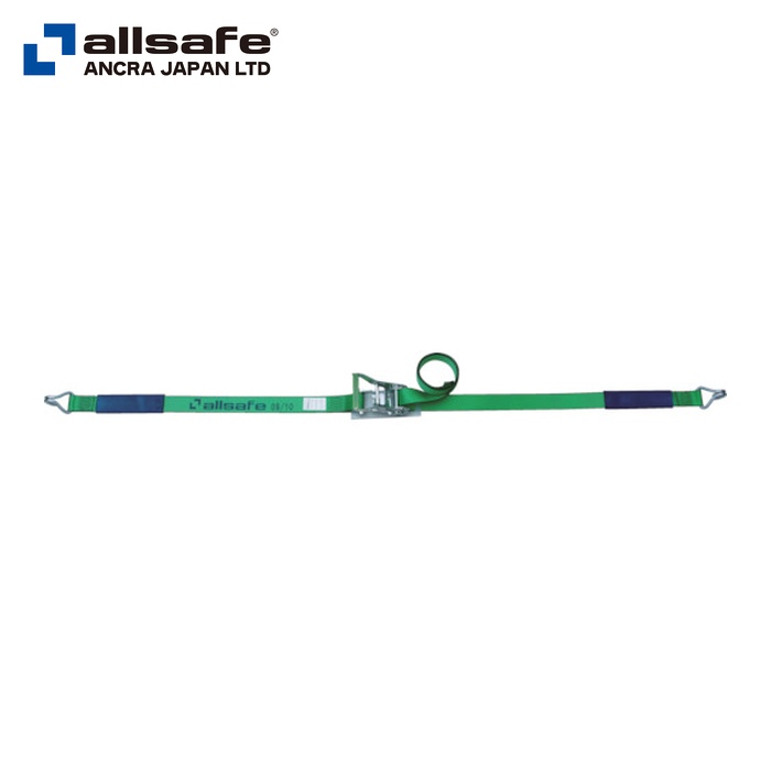 allsafe オールセーフ R5N14 ベルト荷締機 ラチェット式ナローフック仕様(重荷重) (1台)