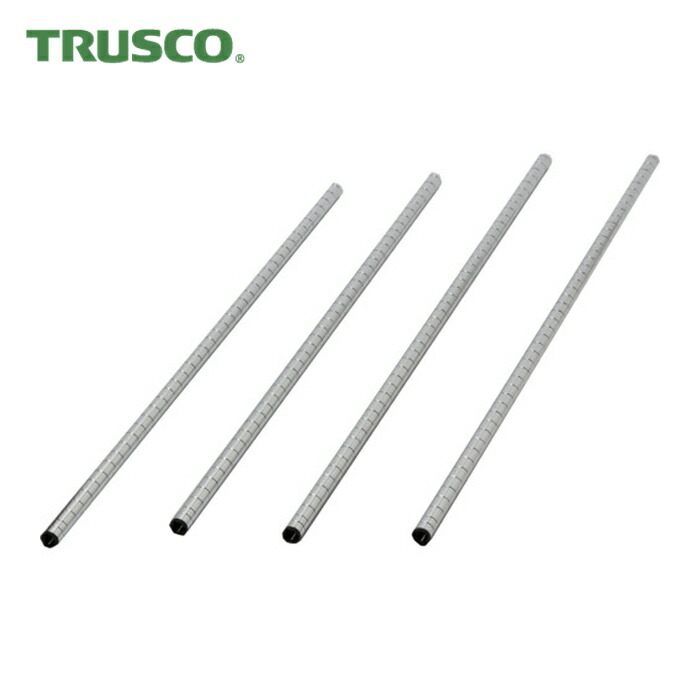 トラスコ TRUSCO スチール製ワゴン用傾斜棚用支柱 ツールワゴン フェニックスワゴン用 H1300用 4本入 (1組) PEW-13H-M16SET